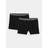 4f Men's Boxer Underwear (2Pack) - Black