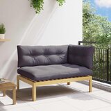  Kantasti Sofe Jedinica Svjetli akacija i tamno siva | shoptok.hr