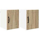 vidaXL Stenska kuhinjska omarica 2 pcs Sonoma hrast 30 x 31 x 40 cm | Shoptok.si