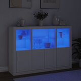  Komode s LED svjetlima 3 kom bijele od konstruiranog drva | shoptok.hr
