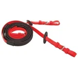 Dizgin za konje gumirani crveni galop 16mm