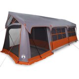  Šotori s streho Siva in oranžna 620 x 322 x 240 cm Poliester - - Siva - 24.85 - 620 x 322 x 240 cm - 2025- | Shoptok.si