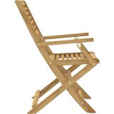  Sklopive vrtne stolice 2 kom 54,5x61,5x86,5 cm od drva bagrema | shoptok.hr