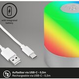 BRILONER 7462014 - LED RGB Punjiva stona lampa LED/1,5W/5V IP44 hrom | Eponuda.com