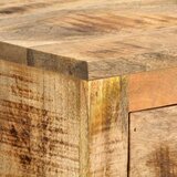  Stranska omarica s kolesi 70x40x75 cm trden mangov les | Shoptok.si