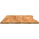 vidaXL Ploča za radni stol svjetlosmeđa 100x80x2,5cm drveni pravokutni | shoptok.hr