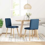 Maison Chic Jedilni stoli - Vzorci stoli 2 kosa modro blago A360, (22032706) | Shoptok.si