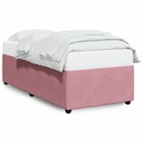 vidaXL Posteljni okvir roza 80x200 cm žamet | Shoptok.si
