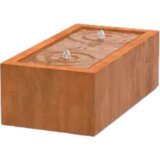 ADEZZ Pravokotna vodna miza iz jekla Corten - 120 x 60 x 40 cm Cene