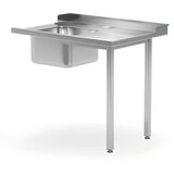  Nakladalna miza z Odtokom za Pomivalni Stroj, 1200x700x850mm | Shoptok.si