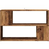 vidaXL Knjižna omara starinski les 100x24x63 cm iverna plošča | Shoptok.si