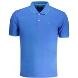 La Martina MEN&#39;S BLUE SHORT SLEEVED POLO SHIRT Cene
