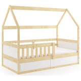 Molarem Home Drveni dječji krevet Smart 2 House s kliznom ladicom - 160x80 - bukva | shoptok.hr