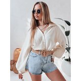 DStreet Koszula damska oversize muślinowa MUSLINEA kremowa | shoptok.hr