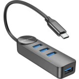  HUB Type-C BOROFONE DH5 Erudite 4 port black, 3.0 | Eponuda.ba