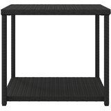  Bočni stolić crni 55 x 45 x 49 cm od poliratana | Eponuda.com
