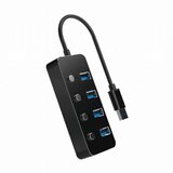 Gembird Hub USB 3.1 4xA s stikali UHB-U3P4P-01 Cene