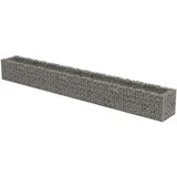 Furnova Visoka greda gabion pocinkano jeklo 450x50x50 cm, (21920414) | Shoptok.si