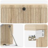 TV Omarica za TV, ki jo lahko montiraš na steno Sonoma hrast, (5000210536) | Shoptok.si