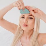 Crystallove Amazonite Gua Sha pripomoček za masažo 1 kos | Shoptok.si