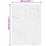  Tepih OVIEDO kratkih vlakana krem 240x340 cm | shoptok.hr