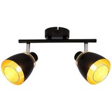 Candellux Lighting črna stropna svetilka s kovinskim senčilom 41.5x10 cm aleksandria | Shoptok.si