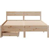 vidaXL Okvir kreveta bez madraca 120 x 200 cm od masivne borovine | shoptok.hr