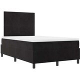  Box Spring Postelja z Blazino Črna 120x200 cm Žamet, (22052099) | Shoptok.si