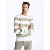 LC Waikiki Crew Neck Long Sleeve Striped Men's Sweatshirt Cene