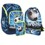 Spirit Školska torba/ruksak s nogometnim uzorkom, set od 4 kom. 32x19x44 cm Cijene
