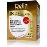 Delia krema sa koloidnim zlatom i kolagenom protiv bora 55+ za lifting lica Cene