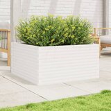  Vrtna sadilica bijela 90x90x46 cm od masivne borovine | shoptok.hr