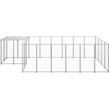  Kavez za pse srebrni 8,47 m² čelični | shoptok.hr