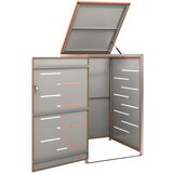  Spremište za kantu za smeće 69 x 77 5 x 115 cm nehrđajući čelik | shoptok.hr