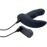 DREAMTOYS Pulz - potisni vibracijski vibrator za pare z daljinskim upravljalnikom (temno moder) | Shoptok.si