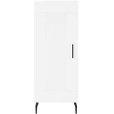  Visoka komoda bijeli 34 5x34x180 cm od konstruiranog drva | shoptok.hr