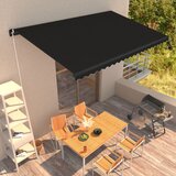  Tenda na ručno uvlačenje 450 x 300 cm antracit Cijene
