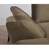 Stylife KOTNA SEDEŽNA GARNITURA, šenilja rjava | Shoptok.si