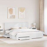 Okvir za krevet Bijelo 200 x 200 cm Konstruirano drvo | shoptok.hr