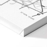  Slika - City Plan: Lodz (1 Part) Vertical 80x120 Na talijanskom platnu | shoptok.hr