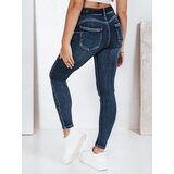DStreet Jeansy damskie push up granatowe | shoptok.hr