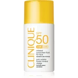 Clinique Sun SPF 50 Mineral Sunscreen Fluid For Face mineralni fluid za sončenje za obraz SPF 50 30 ml