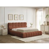 Bobochic Paris Narančasti tapecirani bračni krevet s prostorom za odlaganje s podnicom 160x200 cm Mont Blanc – | shoptok.hr