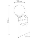  Kichler KL-BENNO1-BK-CPZ - LED kupatilska svetiljka BENNO 2xG9/3W/230V zlatna IP44 | Eponuda.com