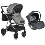 Cangaroo kolica za bebe 3u1 Kali Grey, 0m+