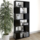 vidaXL ormarić za knjige / sobna pregrada crni 80x24x186 cm od iverice Cijene