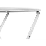 Bistro Stol Bijelo Ø 50 x 71 cm Čelik s prahom | shoptok.hr