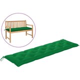 vidaXL Jastuk za vrtnu klupu zeleni 180 x 50 x 7 cm od tkanine | shoptok.hr