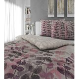 Esposa POSTELJNINA 200/200 cm flanela sivovijolična | Shoptok.si