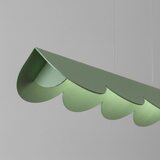 Thoro Žajbljevo zelena aluminijasta LED viseča svetilka BISCUIT – | Shoptok.si